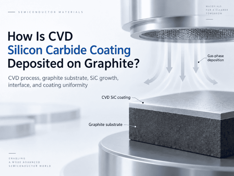كيف يتم ترسيب طلاء كربيد السيليكون CVD على الجرافيت؟