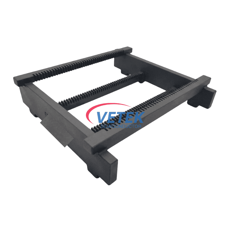 قارب الويفر المطلي بـ CVD عالي النقاء